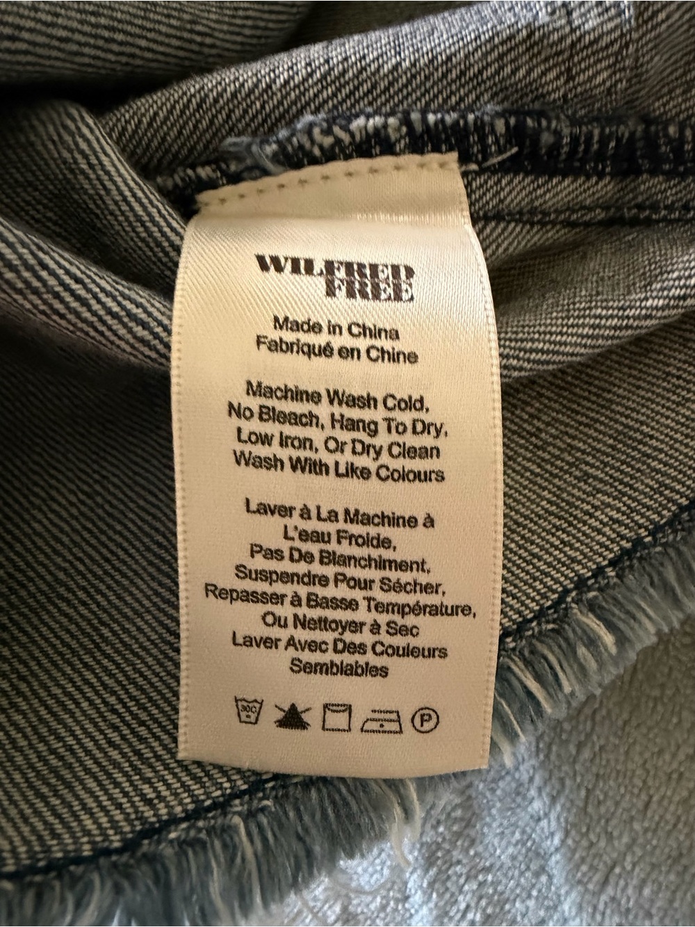 Aritzia Wilfred Free Nori denim shift dress,
NWOT